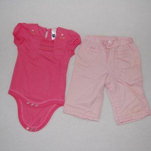 Baby GAP Infant (3-6M) Matching Cotton Set (2 Pieces)